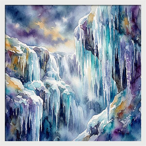 Icicle Cascade Serenity