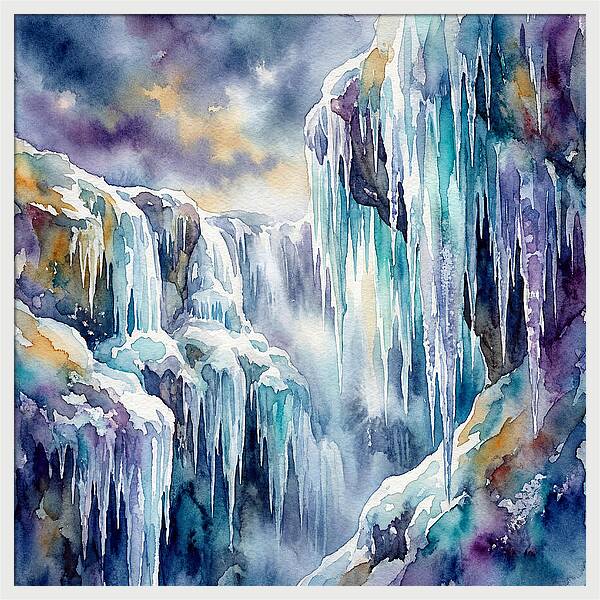 Icicle Cascade Serenity