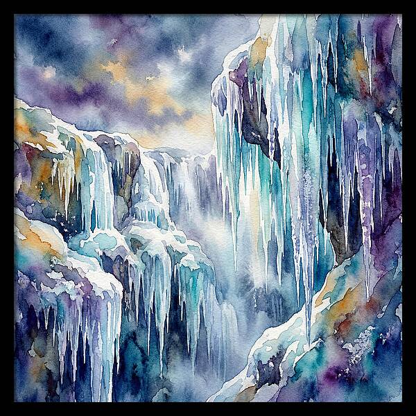 Icicle Cascade Serenity