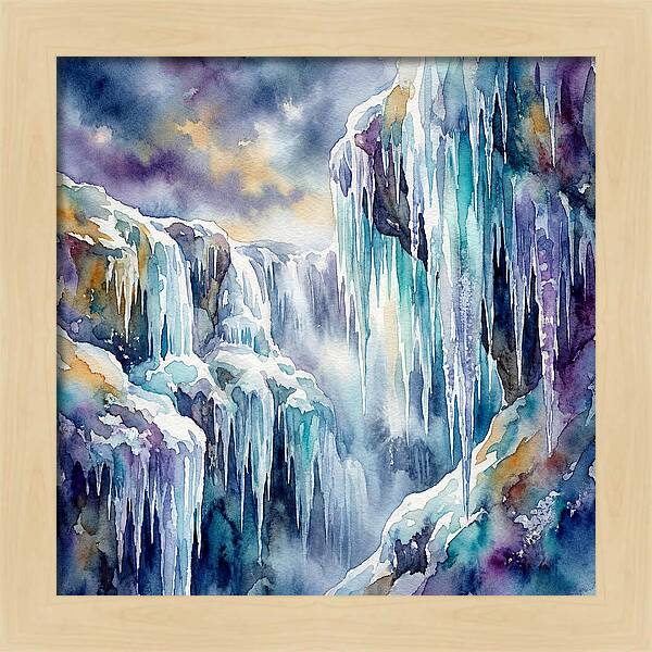 Icicle Cascade Serenity