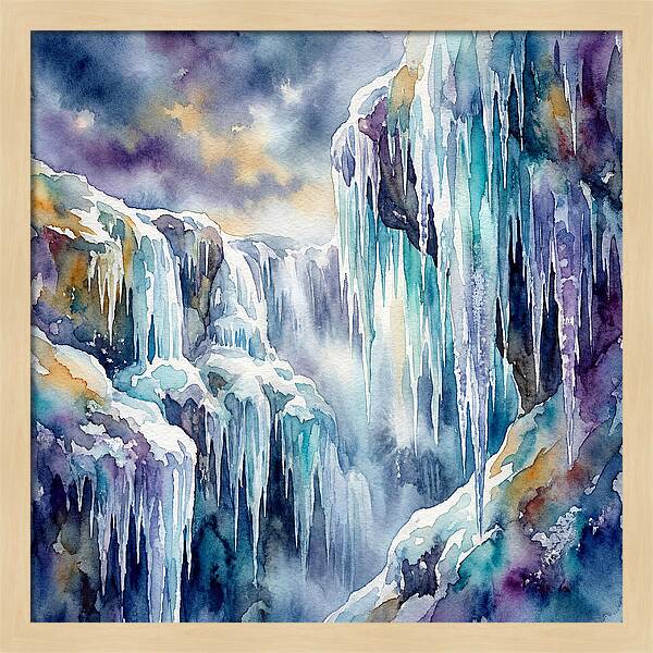 Icicle Cascade Serenity