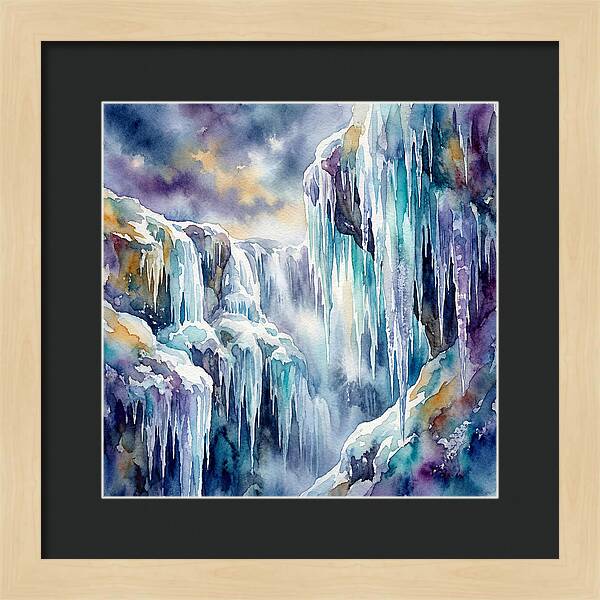 Icicle Cascade Serenity