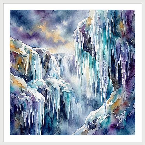 Icicle Cascade Serenity