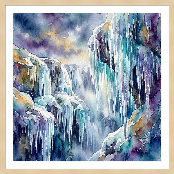 Icicle Cascade Serenity