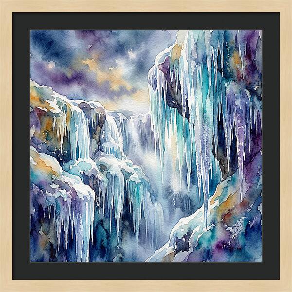 Icicle Cascade Serenity