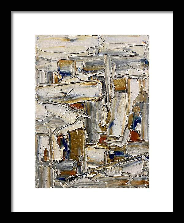 Icicle Landscape In Palette Knife