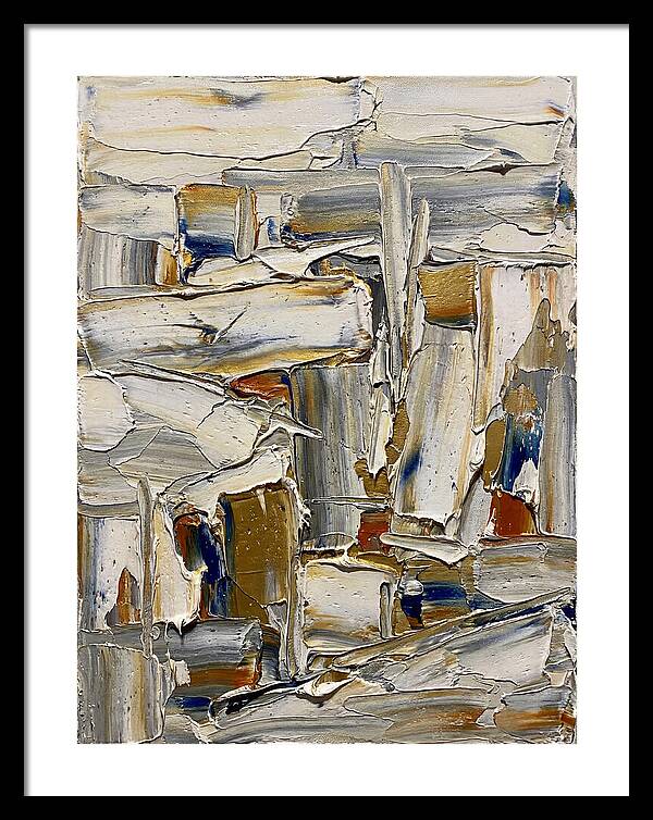 Icicle Landscape In Palette Knife
