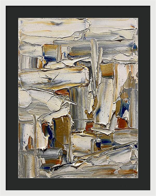 Icicle Landscape In Palette Knife