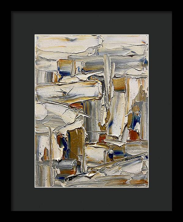 Icicle Landscape In Palette Knife