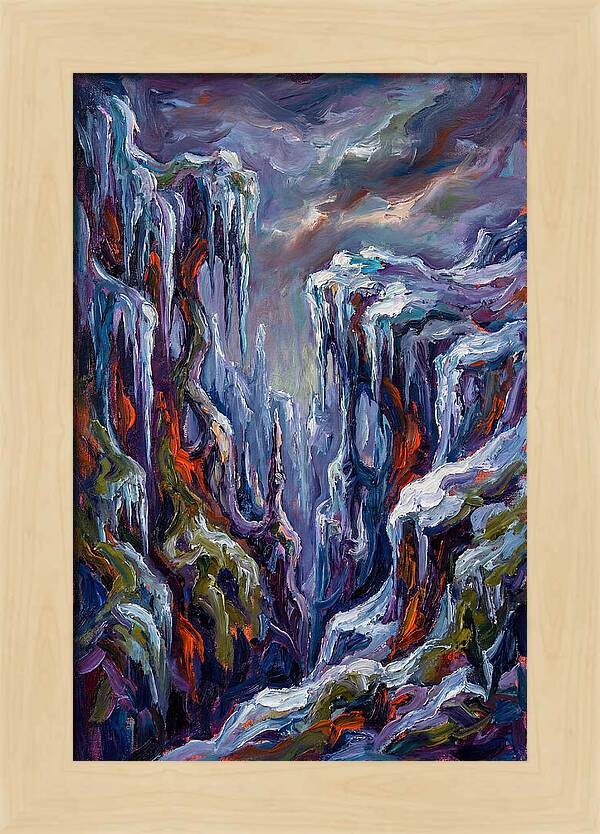 Icicle Landscape Serenity