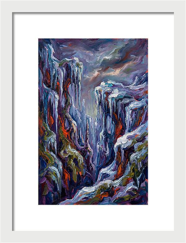 Icicle Landscape Serenity