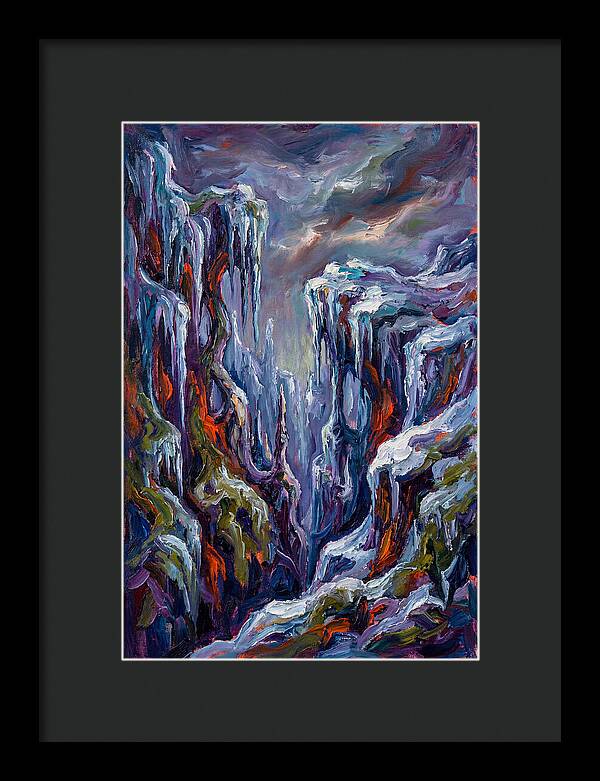 Icicle Landscape Serenity