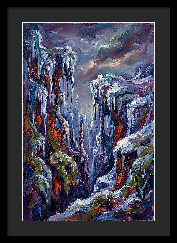 Icicle Landscape Serenity