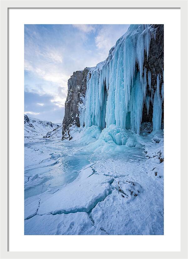 Icy Cascade Tranquility