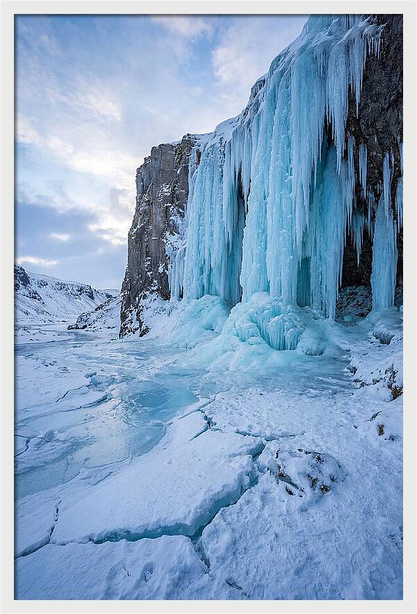 Icy Cascade Tranquility