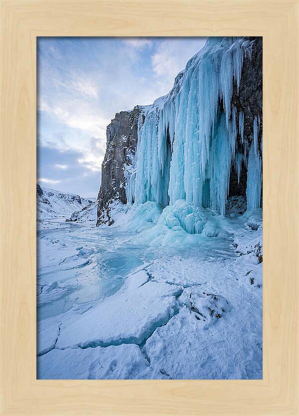 Icy Cascade Tranquility