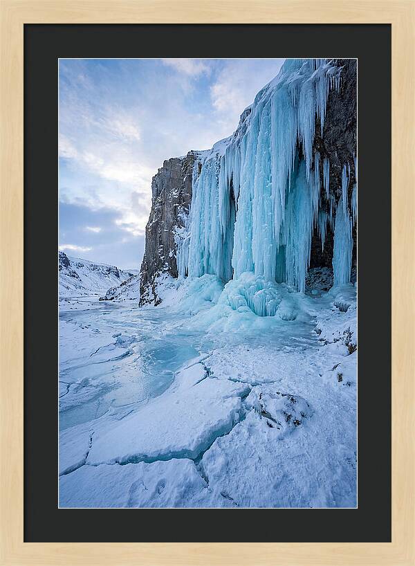 Icy Cascade Tranquility