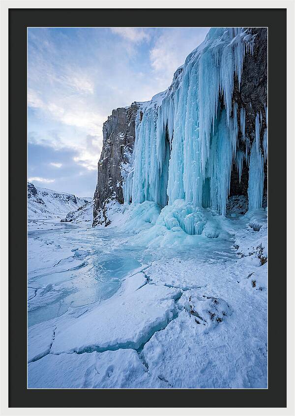 Icy Cascade Tranquility