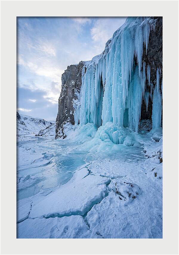 Icy Cascade Tranquility