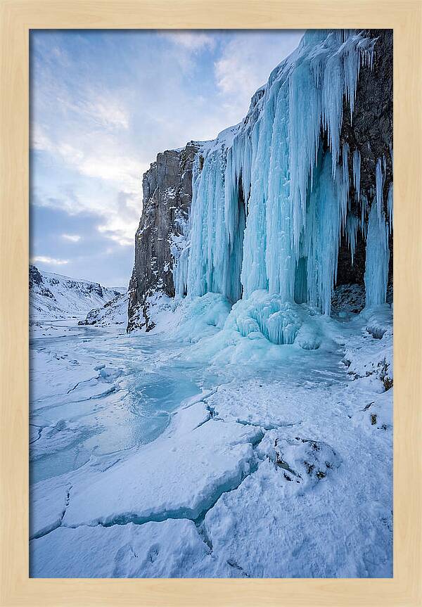 Icy Cascade Tranquility