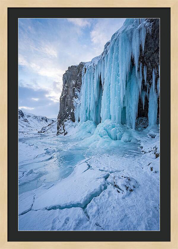 Icy Cascade Tranquility