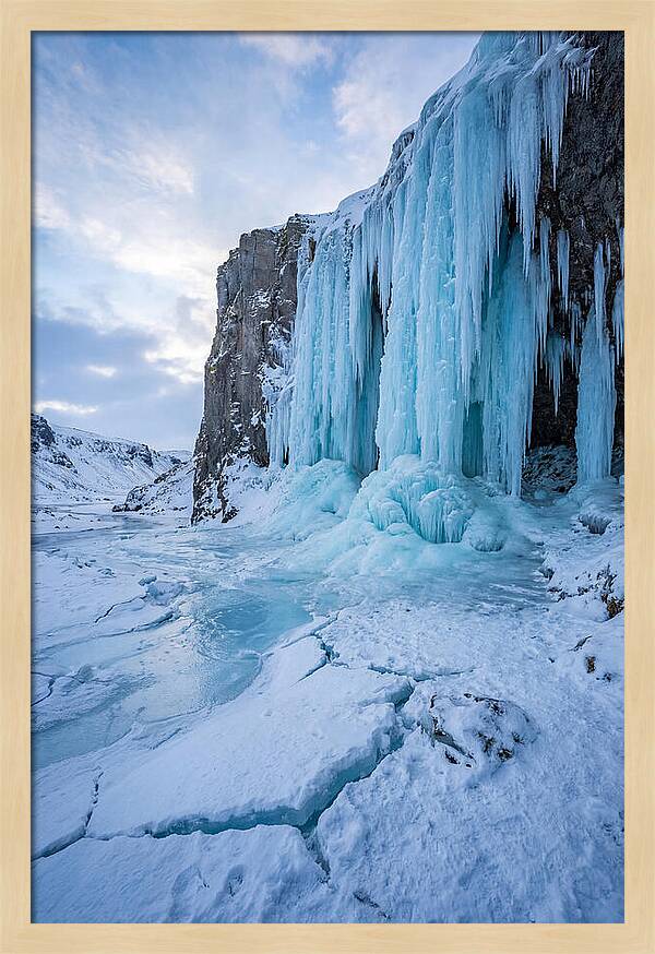 Icy Cascade Tranquility