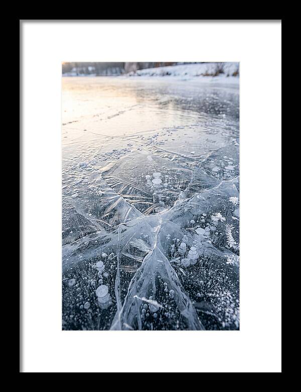 Icy Reflections On Water