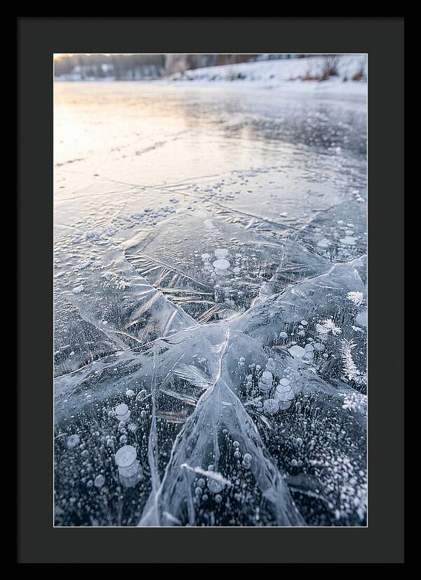 Icy Reflections On Water