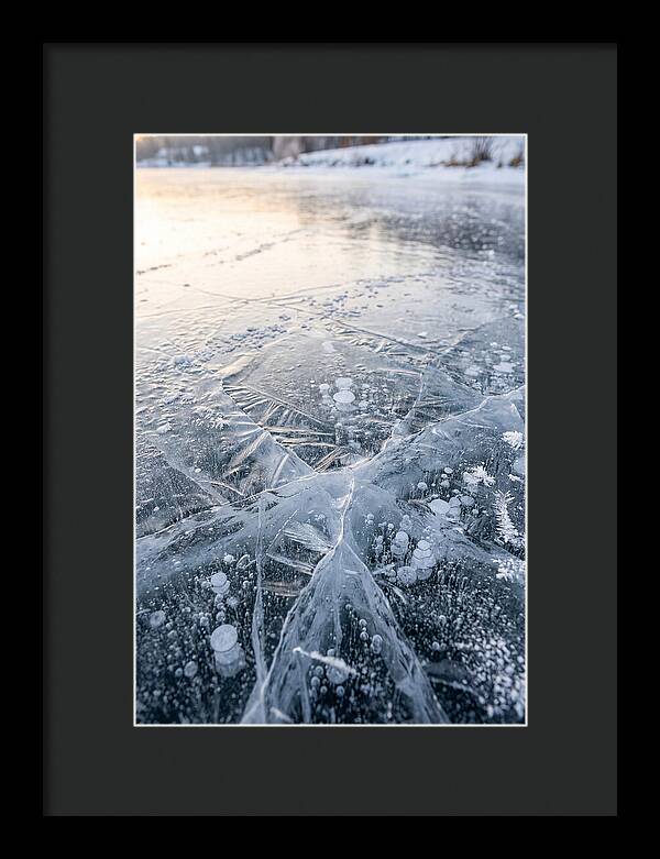 Icy Reflections On Water
