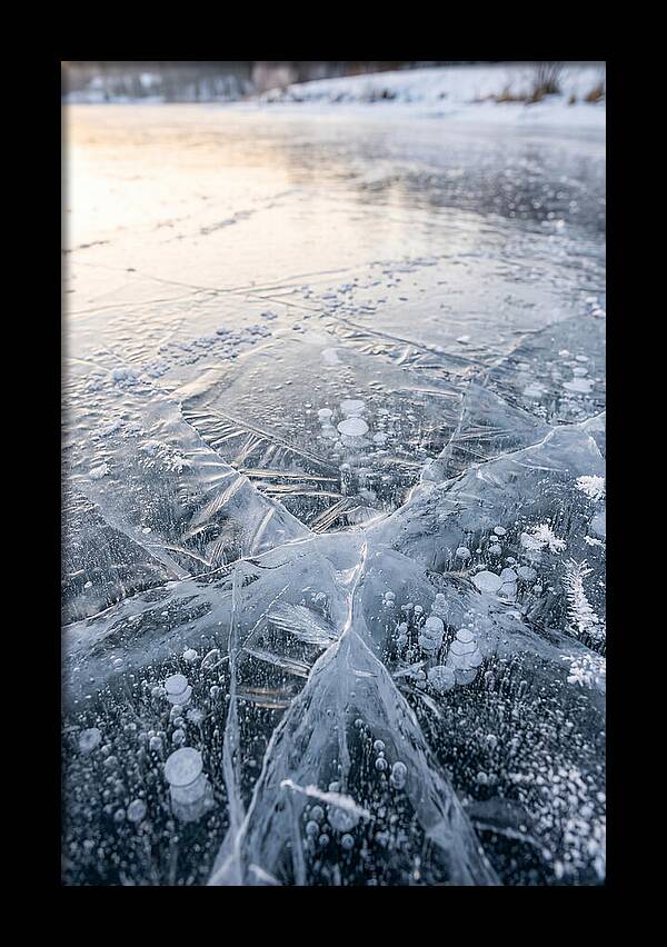 Icy Reflections On Water