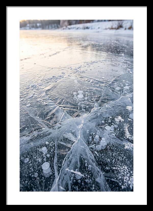 Icy Reflections On Water