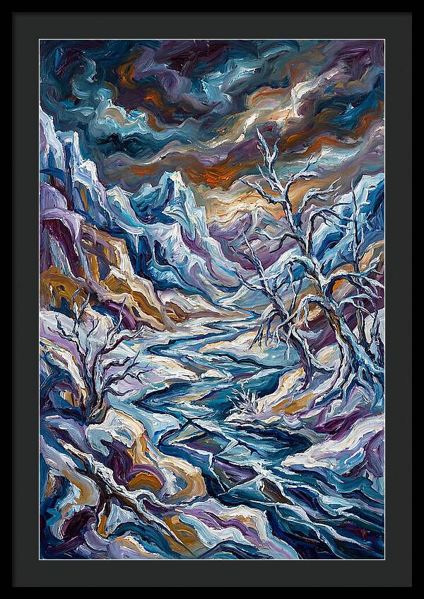 Icy Tranquility In Nature