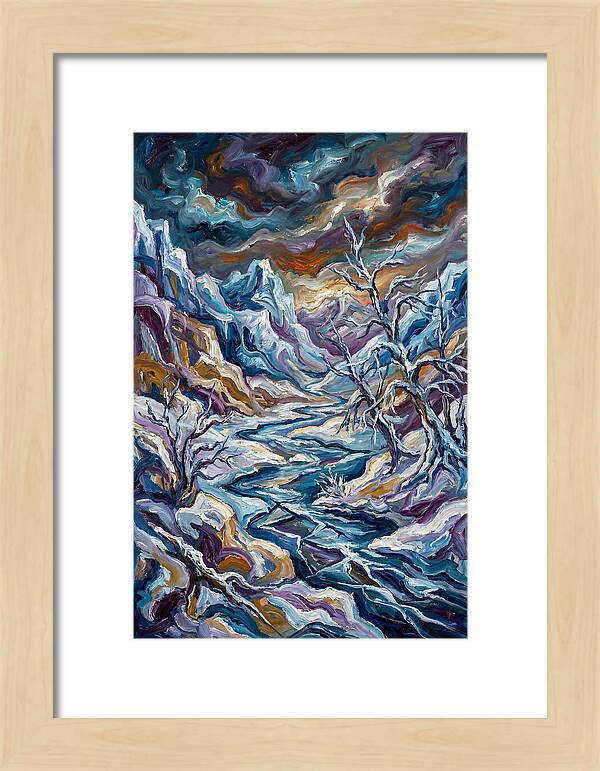 Icy Tranquility In Nature