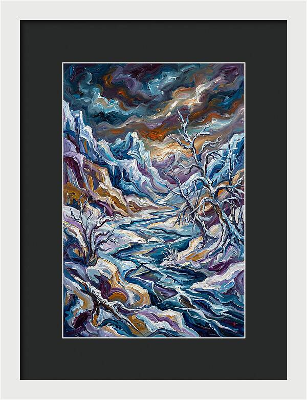 Icy Tranquility In Nature