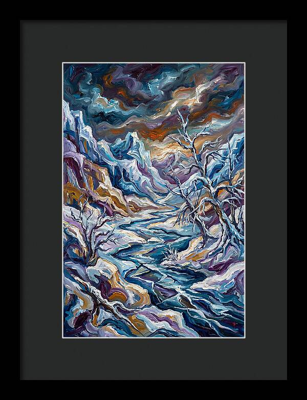 Icy Tranquility In Nature