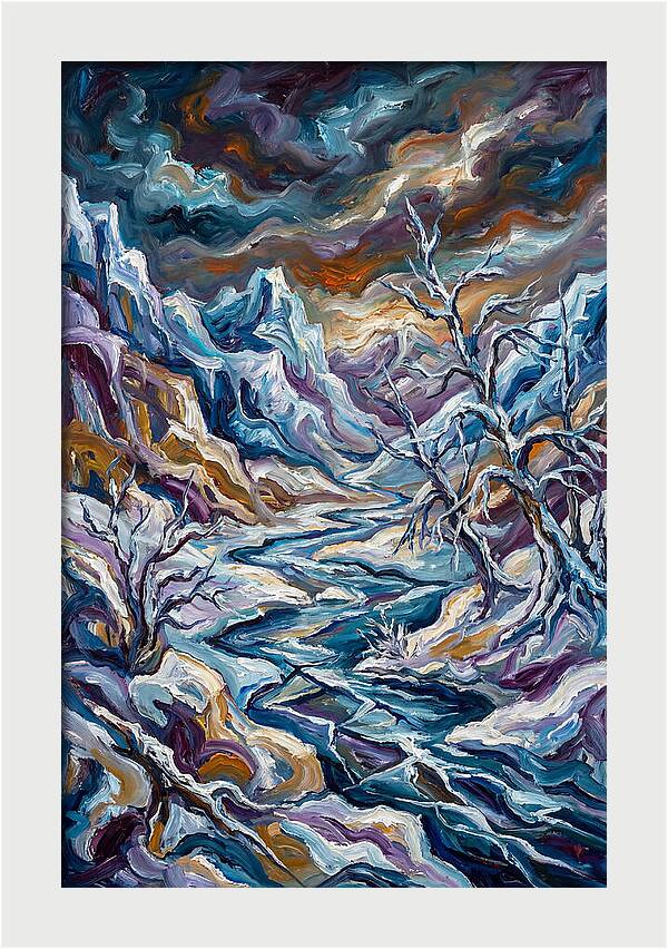 Icy Tranquility In Nature