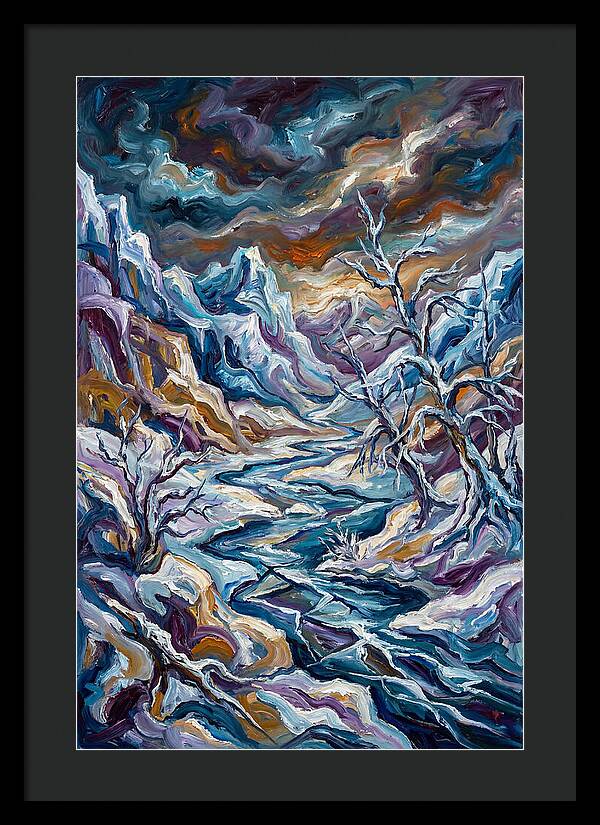 Icy Tranquility In Nature