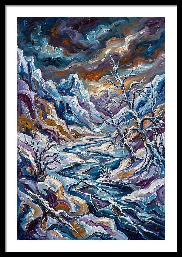 Icy Tranquility In Nature