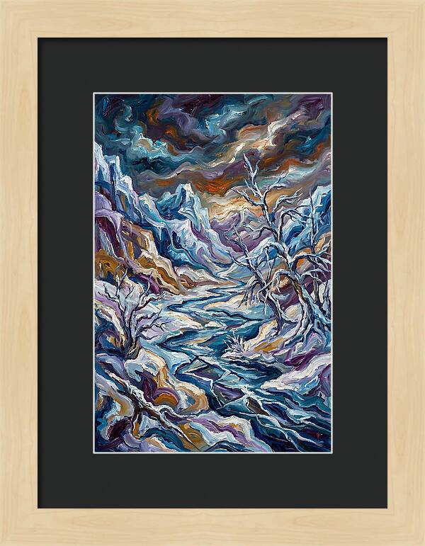 Icy Tranquility In Nature