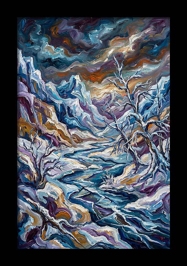 Icy Tranquility In Nature