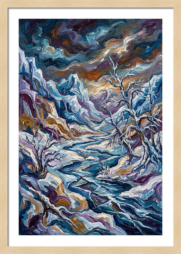 Icy Tranquility In Nature