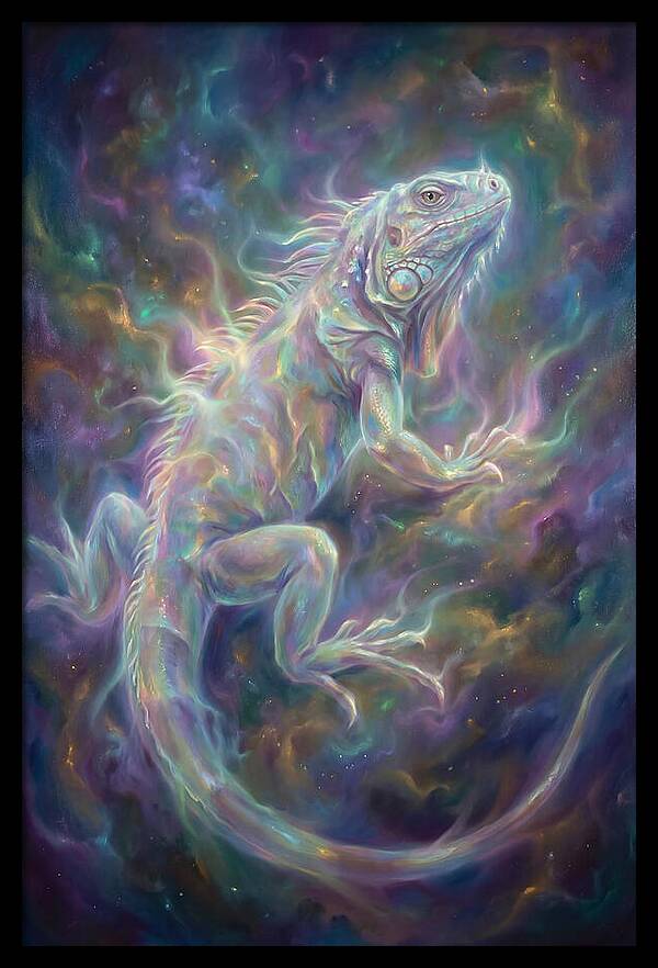 Iguana In Cosmic Space