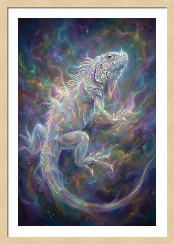Iguana In Cosmic Space