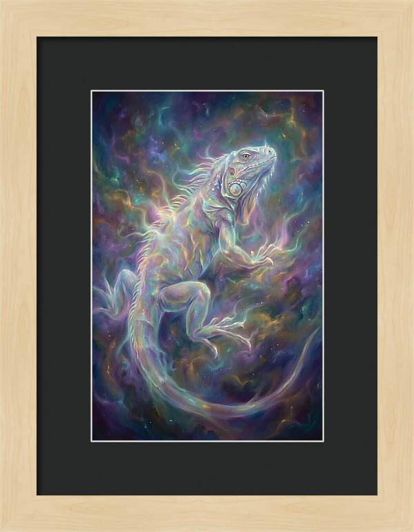 Iguana In Cosmic Space