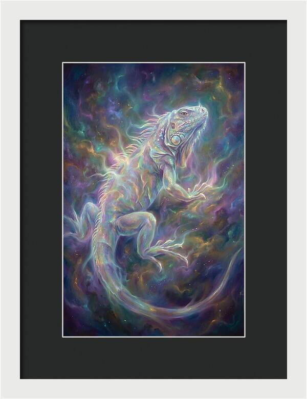 Iguana In Cosmic Space