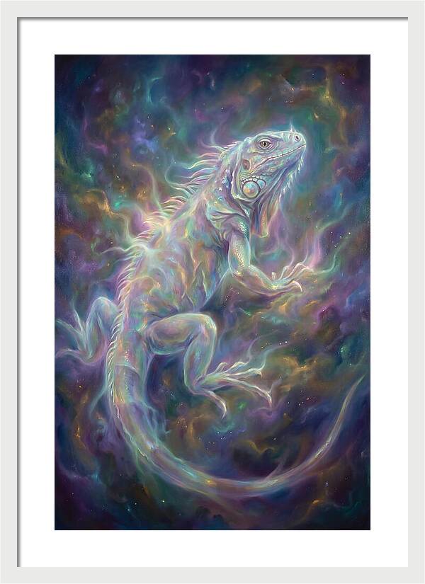 Iguana In Cosmic Space