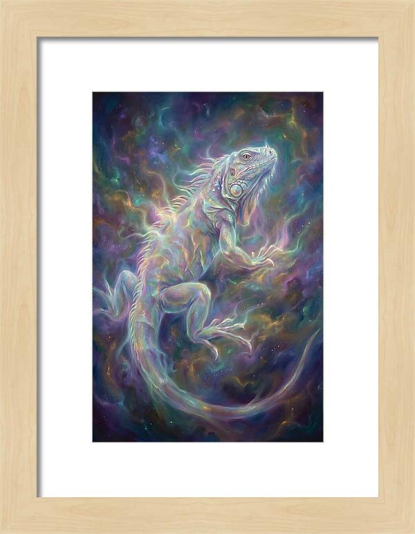 Iguana In Cosmic Space