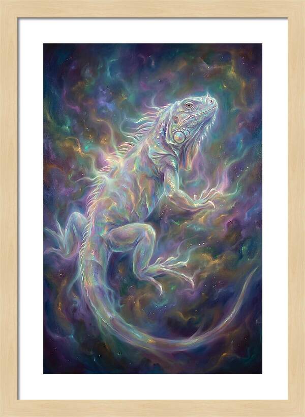 Iguana In Cosmic Space