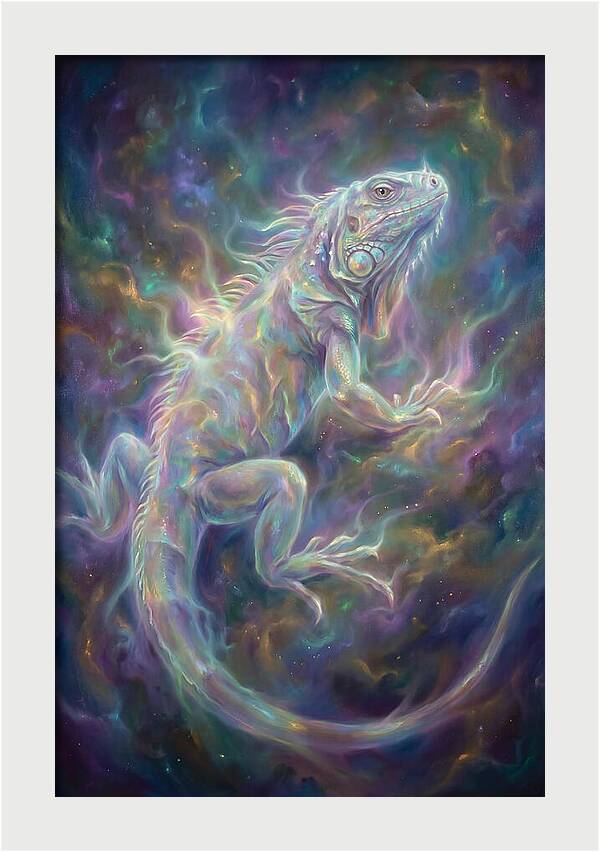 Iguana In Cosmic Space