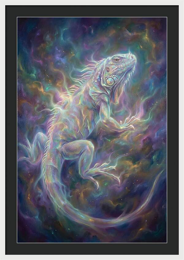 Iguana In Cosmic Space